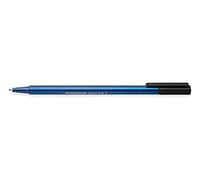 Staedtler Triplus Ball, Stylo-bille triangulaire ergonomique, idéal pour une écriture quotidienne, Lot de 10 stylo-billes, 437