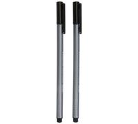 Staedtler Triplus Fineliner 334 - Blister 2 Feutres Pointe Superfine 0,3 Mm Noir