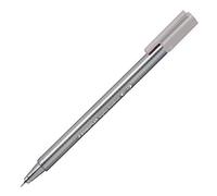 Staedtler - Triplus FineLiner 334 - Feutre Pointe SuperFine 0,3 mm Gris Argenté
