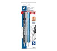 STAEDTLER Triplus Micro 77427BK3A6 Lot de 3 porte-mines rétractables avec gomme torsadée pour écriture, dessin, rédaction 0,5 mm