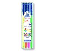 Staedtler triplus textsurfer 362 Surligneurs - lot de 4, triangulaire