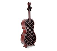 Stagecaptain WR-21 Stradivino Range-Bouteilles à Vin 21 Porte Casiers au design Violoncelle Rangement en Bois G