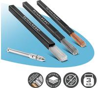 STAHLWERK Baguettes de soudage TIG avec TIG Pen acier inox aluminium 1,6 x 500 mm