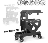 STAHLWERK Chariot de soudage avec paroi de 1,5 mm d'épaisseur avec support pour flexibles