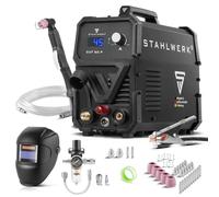 STAHLWERK Découpeur plasma CUT 50 P - Kit complet - Poste de découpe plasma de 15 à 45 A, capacité de coupe jusqu'à 15 mm, Plasma Cutter avec amorçage pilote HF, Smart Cooling, nombreux accessoires