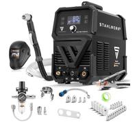 STAHLWERK Découpeur plasma CUT 80 P Digital - Kit complet - Découpeur plasma 80 A, capacité de coupe jusqu’à 25 mm, onduleur plasma, amorçage pilote HF, interface THC pour contrôle de hauteur CNC