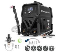STAHLWERK Découpeuse plasma CUT 60 P Digital - Découpeuse plasma de 60 A, puissance de coupe jusqu'à 20 mm, Inverter Plasma Cutter avec allumage pilote HF