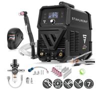 STAHLWERK Découpeuse plasma CUT 60 P Digital - équipement complet - Découpeuse plasma de 60 A, capacité de coupe jusqu'à 20 mm, Inverter, allumage pilote HF