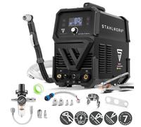 STAHLWERK Découpeuse plasma CUT 80 P Digital - Découpeuse plasma de 80 A, puissance de coupe jusqu'à 25 mm, Inverter Plasma Cutter avec allumage pilote HF