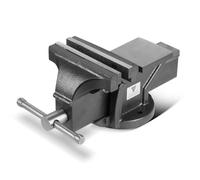 STAHLWERK Etau BV-150 ST en fonte avec une portée de 150 mm, étau pour machine | étau d'établi | dispositif de serrage | étau parallèle | étau de table avec enclume