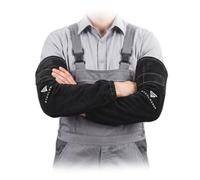 STAHLWERK Manches pour soudeurs | Manchettes pour soudeurs | Manchettes de protection pour soudeurs | Vêtements de protection pour soudeurs avec fermeture velcro en croûte de cuir de haute qualité