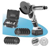 STAHLWERK Meuleuse d'angle sans fil Brushless AWS-20 ST 20V/4Ah, 0 - 7500 min-1