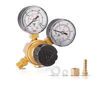 STAHLWERK Mini-détendeur ST-215 selon la norme DIN EN ISO 2503 Régulateur de pression jusqu'à 200 bar en laiton de haute qualité pour argon | CO2 | Mix 18 | gaz mixte | gaz de protection