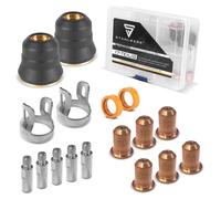 STAHLWERK Pièces d'usure pour torche plasma S65 Découpeuse plasma Accessoires 17 pièces