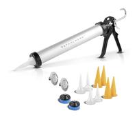 STAHLWERK Pistolet à silicone SP-600 ST 600 ml Presse à cartouche/Pistolet à cartouche en aluminium robuste pour le siliconage et l'application de colles et de produits d'étanchéité