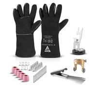 STAHLWERK Plasma Set P60 Porte-torche Rouleau de guidage Gants de protection