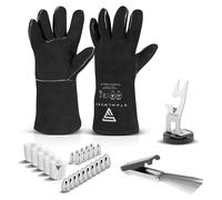 STAHLWERK Plasma Set P80 Support de torche Gants de protection Nettoyeur de buse