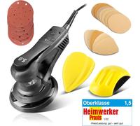 STAHLWERK Ponceuse excentrique Brushless 350 W Ponceuse rotative Kit de ponçage manuel