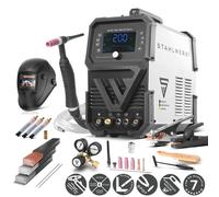 STAHLWERK Poste à souder sous protection gazeuse 3 en 1 combiné AC/DC TIG 200 ST Digital - équipement complet - TIG & MMA 200 A, mode Clean pour le nettoyage électrochimique