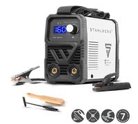 STAHLWERK Poste de soudage à électrodes ARC 160 MD - MMA (E-Hand) jusqu'à 160 A, utilisation flexible sans gaz, compact & léger, DC TIG extensible, Hotstart