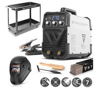 STAHLWERK Poste de soudage à électrodes ARC-270 ST - équipement complet avec chariot d'appareillage - MMA (E-Hand) jusqu'à 270 A, soudage sans gaz, Lift-TIG Inverter 400 V
