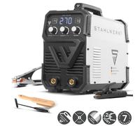 STAHLWERK Poste de soudage à électrodes ARC-270 ST - MMA (E-Hand) jusqu'à 270 A, soudage sans gaz, Lift-TIG Inverter 400 V, protection contre la surchauffe, refroidissement intelligent