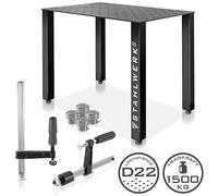 STAHLWERK Table de soudage D22 Table de montage avec butée Accessoires de serrage Boulon de centrage