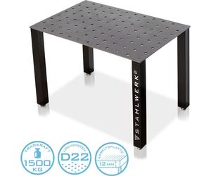 STAHLWERK Table de soudure kit de bricolage plateau de travail 12 mm très résistant S355 acier