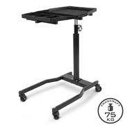 STAHLWERK Table de travail réglable en hauteur, 75 kg, chariot d'atelier équipé de roulettes pivotantes