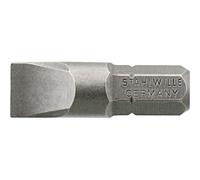 Stahlwille 1157-1169 Embouts tournevis BITS Nr. 1166/1; 1,2 x 6,5 mm; Außensechskant C 6,3; Länge 25 mm Quantité:1