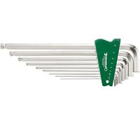 Stahlwille 10767H/9 SATZ KUGELKOPF-WINKELSCHRAUBENDREHER MIT HALTEFUNKTION SECHSKANT 9TLG. universel Clé mâle coudée