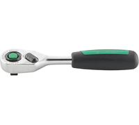 Stahlwille Cliquet réversible 415QR N 1/4 po. (6,3 mm) 80 dents Acier Noir/Vert