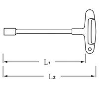 Stahlwille 12507-2K ouille six pans 11 mm 43232110
