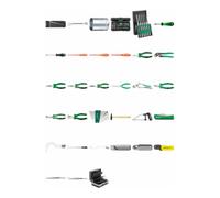 Stahlwille 13207a Composition d'outils électricité dans la valise réf. 13209 111 Werkzeuge 12,5 kg Quantité:1