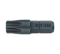 Stahlwille 1407-14211430-1435 Stahlwille-Embouts tournevis Nr. 1421, T 45, TX 7,8 in mm, Hexagonal C 6,3 mm Quantité:1