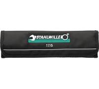Stahlwille 17/5 Jeu de clés mixtes à cliquet 5 pces dans un sac à roulettes robuste
