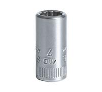 Stahlwille Douille standard 40 D 7 01030007 – 1/4" (6,3 mm) – 12 pans – 7 mm