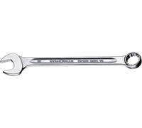 Stahlwille 40485656 Combination Spanners Open-Box No. 13a, Size 1 1/4", SAE, with 15-degree Offset Ring End, Chrome Plated Finish, Length 360mm, Made in Germany