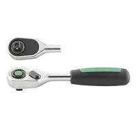 Stahlwille Cliquet réversible 415QR N 1/4 po. (6,3 mm) 80 dents Acier Noir/Vert