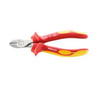 Stahlwille 6600 VDE Pinces coupantes de côté VDE avec chanfrein de coupe 140 mm; Kopf chromée; Griffe isolées, avec gaine synthétique, DIN EN 60900 À double isolation conforme à la norme CEI 900 - AC