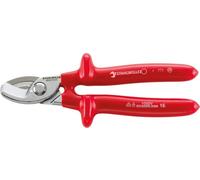 Stahlwille 6630 7 220 KABELSCHERE VDE 220 MM 66307220 Pince coupe-câbles Adapté pour (technique disolation) câbles en alu et en cuivre, à 1 ou plusieurs fils