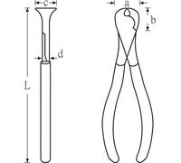 Stahlwille 6770 Précoupeur de force 160mm