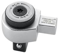 Stahlwille Cliquet réversible 735/10 1/2 pouce (12,5 mm) emmanchement 9x12mm denture fine