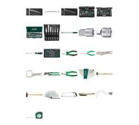 Stahlwille 841N Assortiment «ENGINS DE CHANTIER» 129 Werkzeuge 35,9 kg Quantité:1