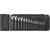 Stahlwille Jeu de clés à fourche double 42339 (96400651) 15 pièces SW 3,2–14 mm
