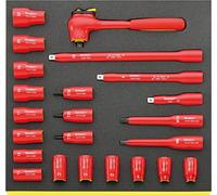 Stahlwille 96830041 Jeu D'outils, Système De Plateaux Tool Control Tcs 12171/19/4 Vde