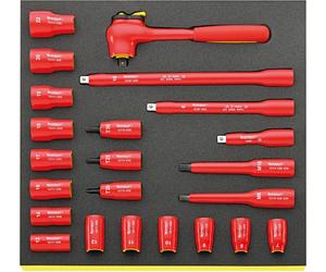 Stahlwille 96830041 Jeu D'outils, Système De Plateaux Tool Control Tcs 12171/19/4 Vde