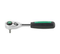 Stahlwille Clé à cliquet 419B pour embouts 1/4 pouce C 6,3 et E 6,3 avec éjecteur QuickRelease