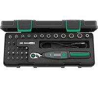 STAHLWILLE ynamométrique électronique 701/32/1 l 1/4" de 1-20 Nm - 31 pièces - Avec douilles, embouts, etc. - Fabriquée en Allemagne