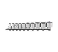 Stahlwille 1/2 jeu de clés à douilles avec barre de clipsage 10-32 mm 10 pièces